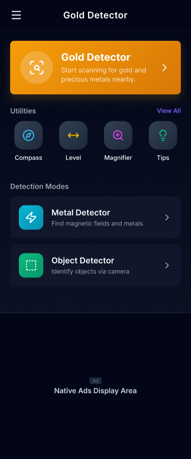 Home screen